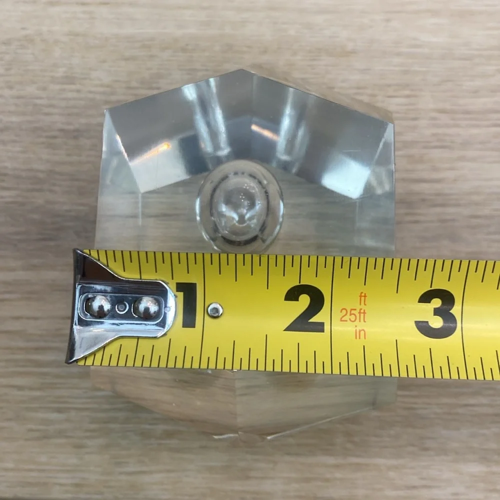MCM Timo Sarpaneva Ittalia Finland Cristal‎ Block Bud Vase